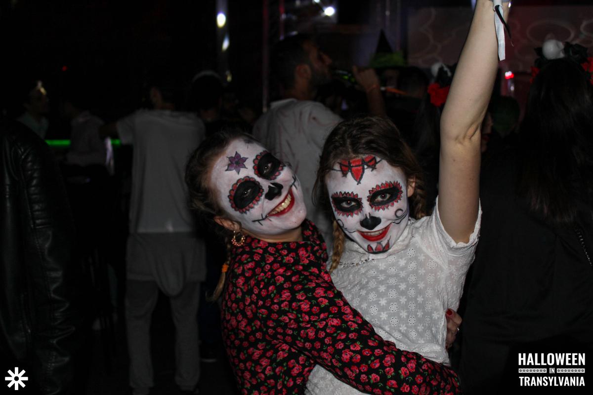 Participants at Halloween Party